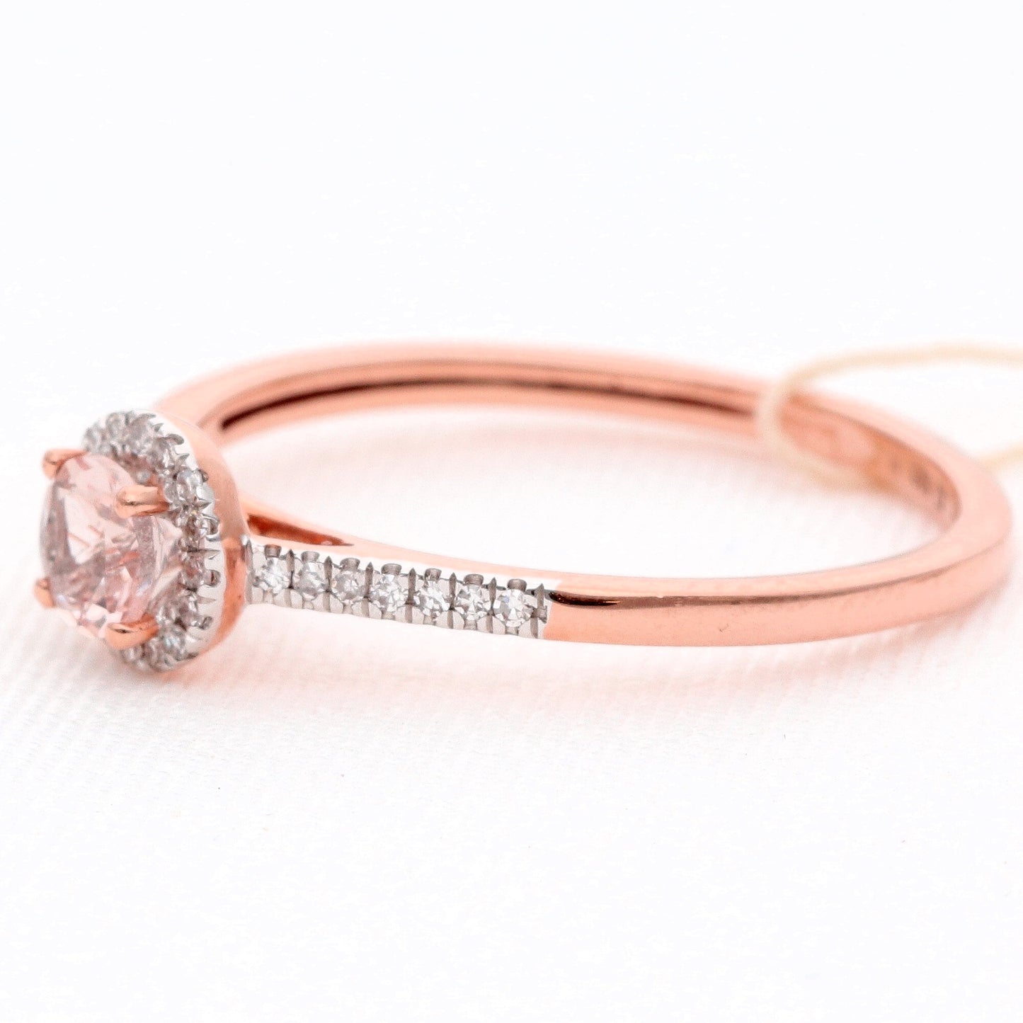 Auksinis žiedas su deimantais 0,14ct