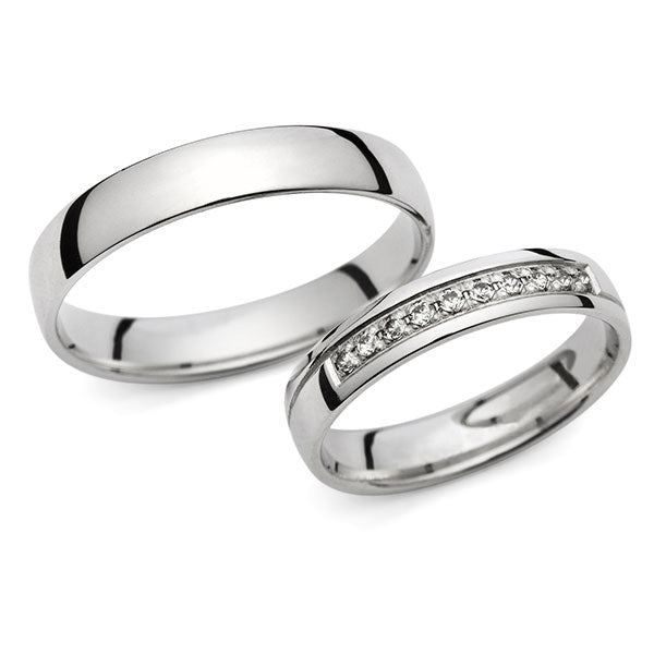Vestuviniai žiedai su brilaintais vestuviniaiziedai.lt