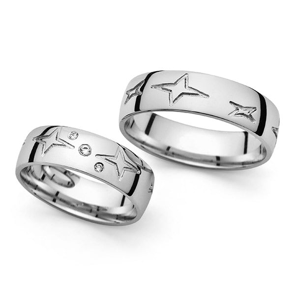 Vestuviniai žiedai su brilaintais vestuviniaiziedai.lt