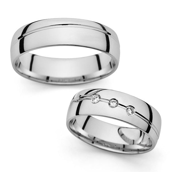 Vestuviniai žiedai su brilaintais vestuviniaiziedai.lt