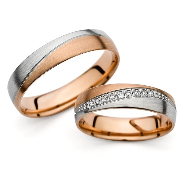Modernūs vestuviniai žiedai su deimantais vestuviniaiziedai.lt