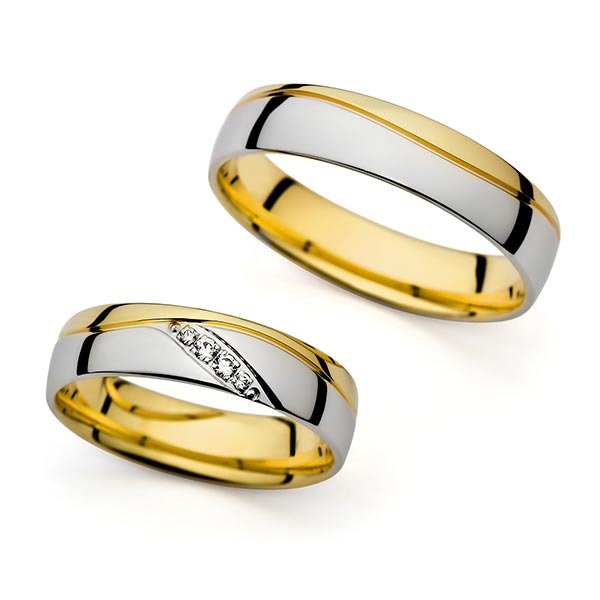 Modernūs vestuviniai žiedai su deimantais vestuviniaiziedai.lt