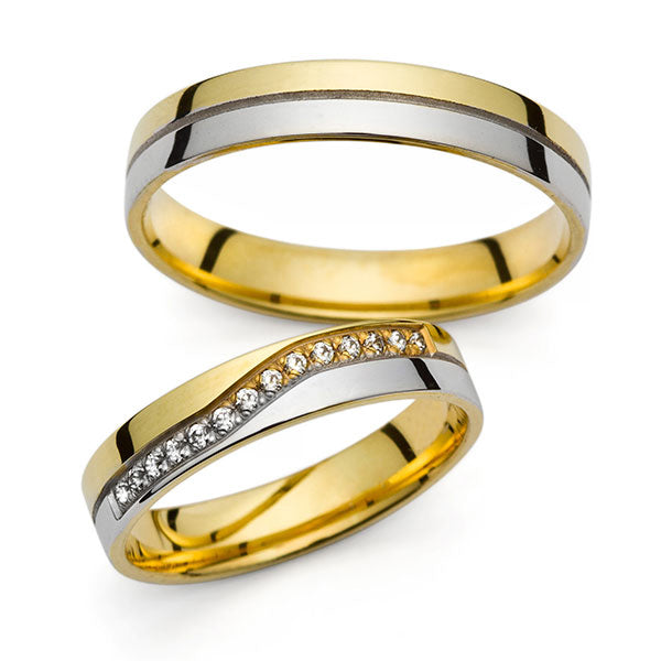 Modernūs vestuviniai žiedai su deimantais vestuviniaiziedai.lt