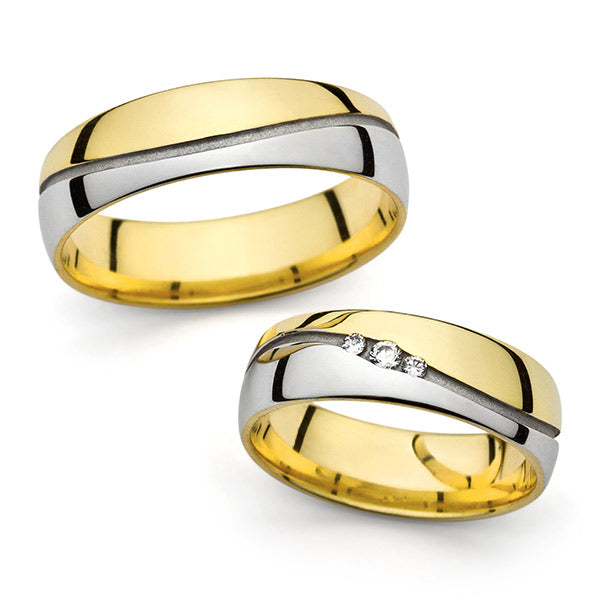 Modernūs vestuviniai žiedai su briliantais vestuviniaiziedai.lt