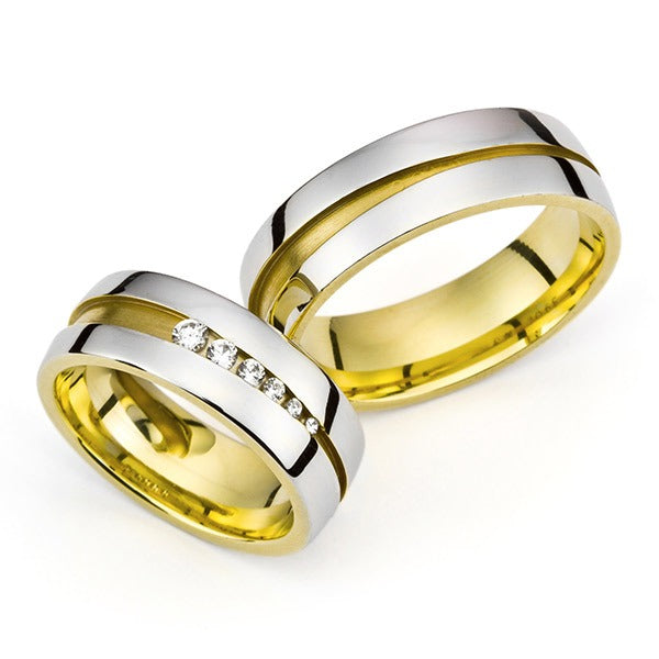 Modernūs vestuviniai žiedai su briliantais vestuviniaiziedai.lt