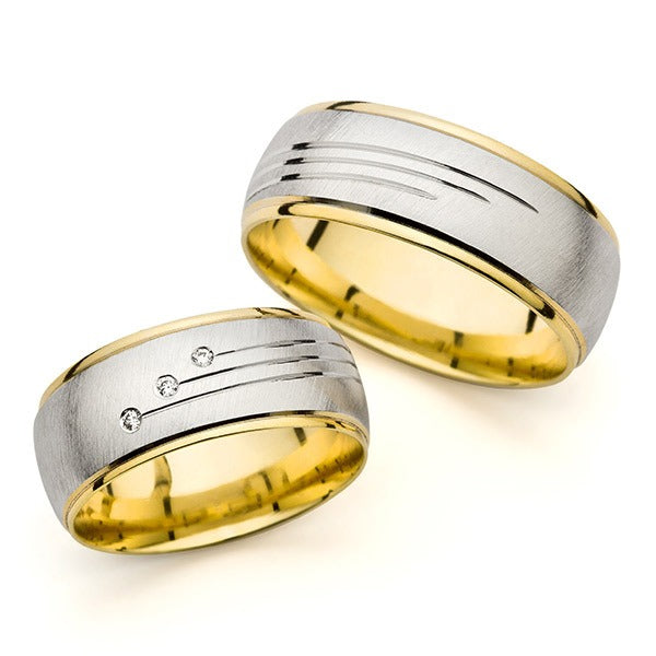 Modernūs vestuviniai žiedai su briliantais vestuviniaiziedai.lt