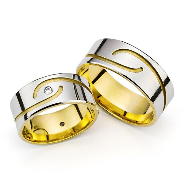 Modernūs vestuviniai žiedai vestuviniaiziedai.lt