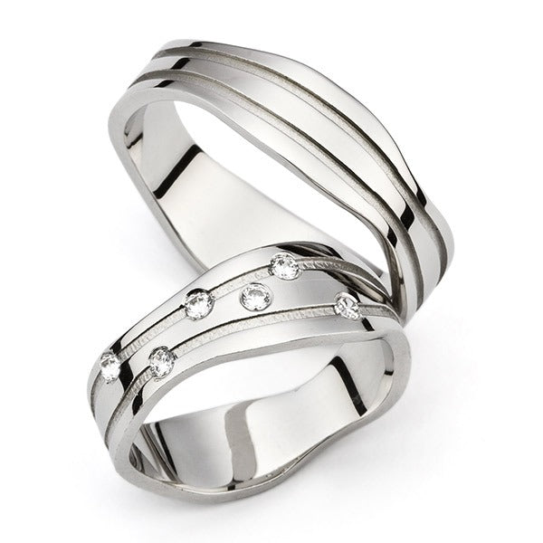 Vestuviniai žiedai su brilaintais vestuviniaiziedai.lt