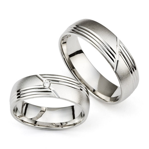 Vestuviniai žiedai su brilaintais vestuviniaiziedai.lt