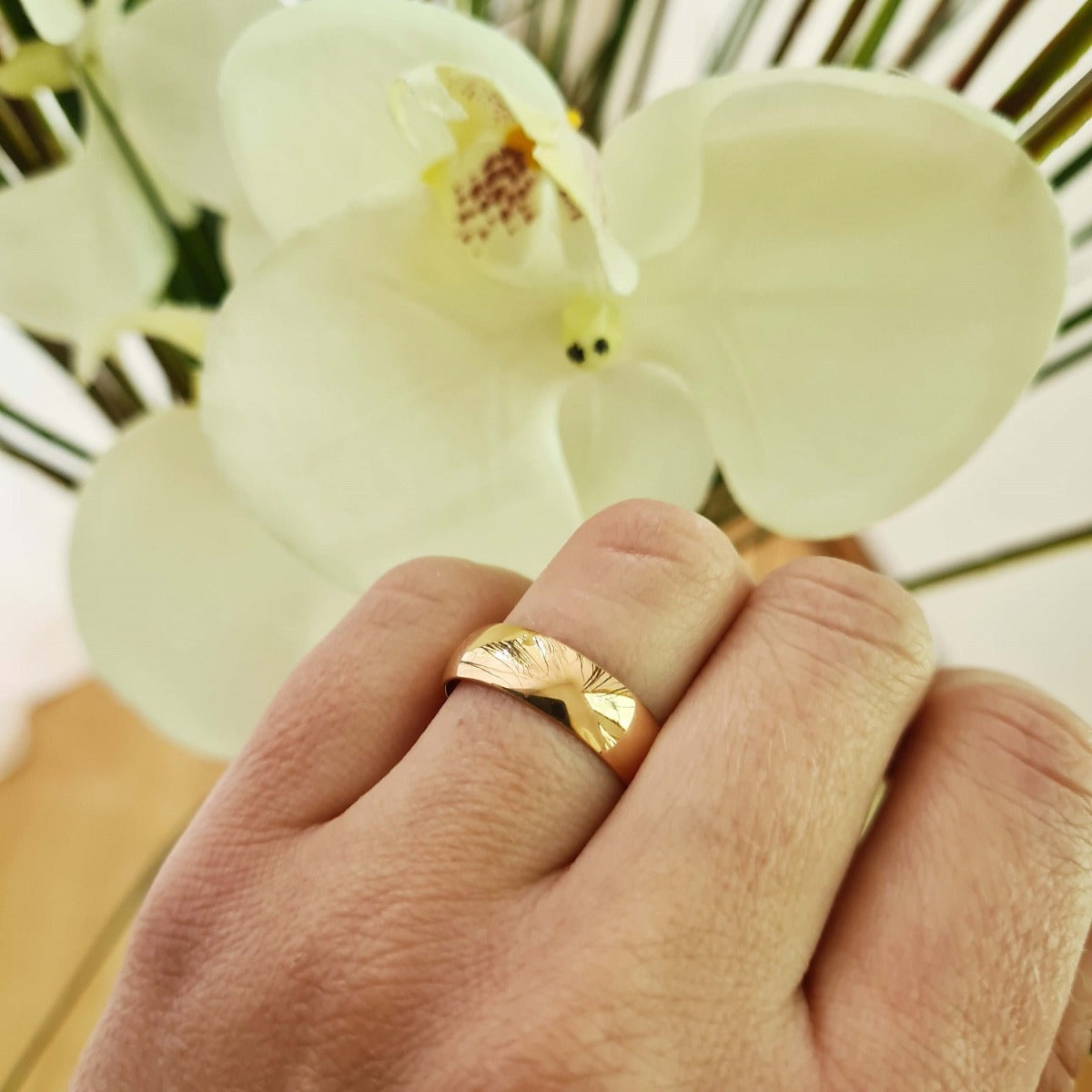 Klasikiniai vestuviniai žiedai 6mm pločio su komfortu vestuviniaiziedai.lt