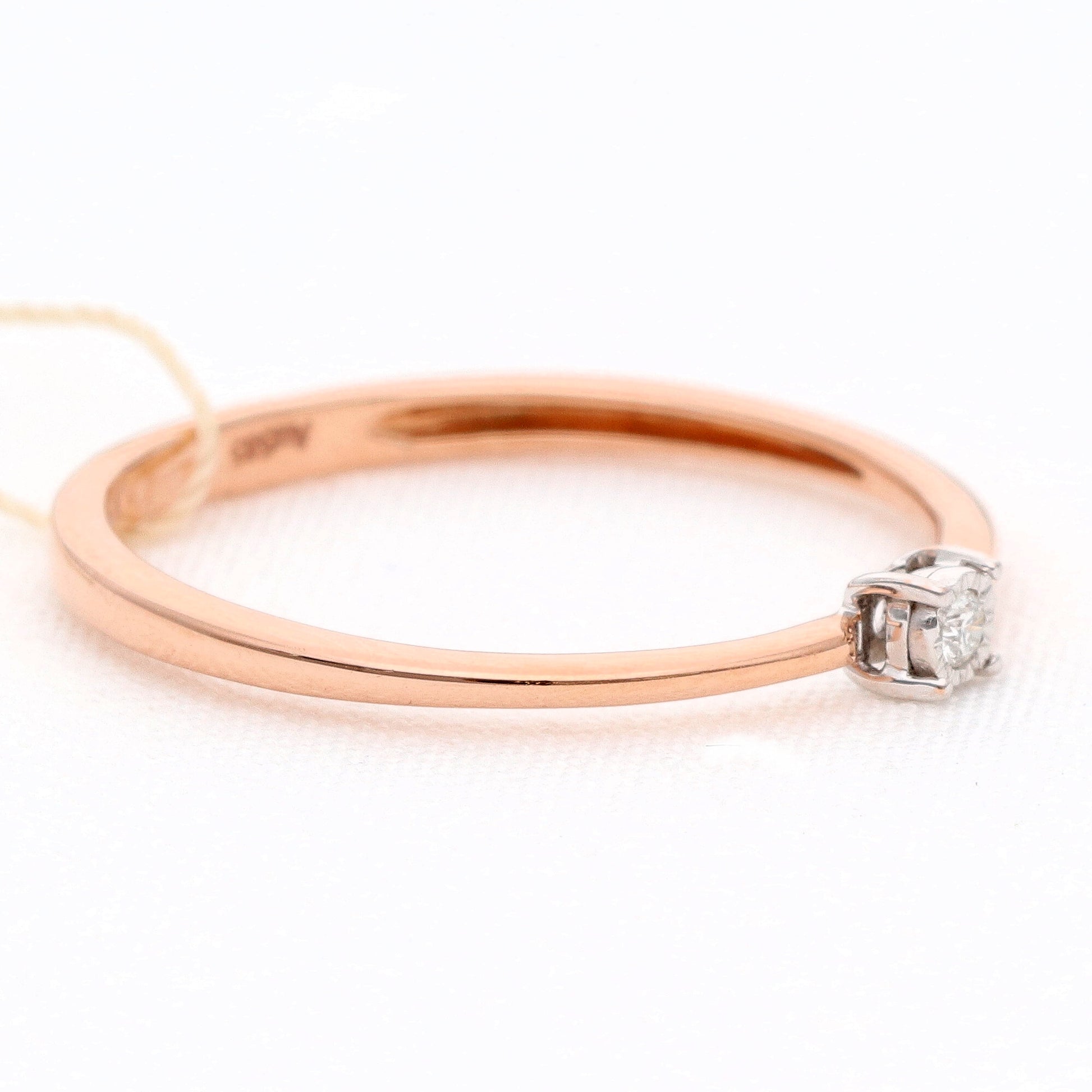 Sužadėtuvių žiedas su deimantu 0,02ct vestuviniaiziedai.lt