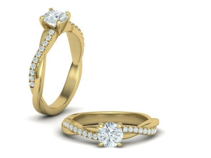 Sužadėtuvių žiedas su cirkoniais vestuviniaiziedai.lt
