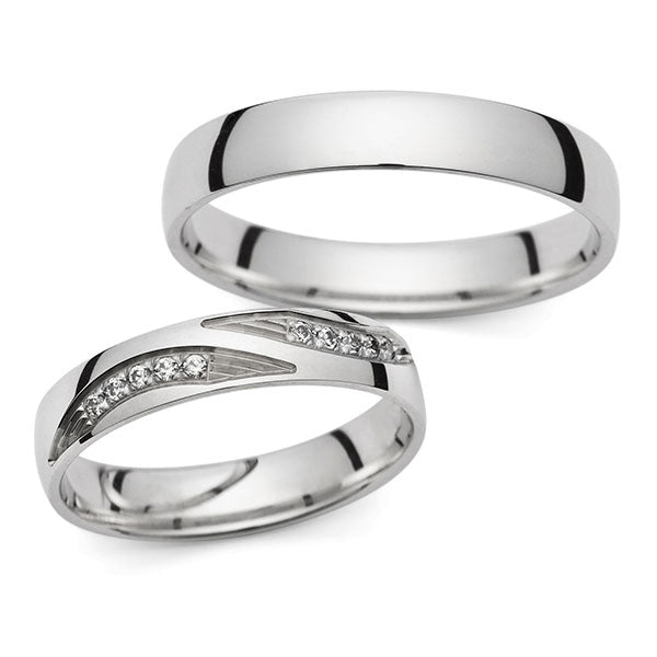 Vestuviniai žiedai su brilaintais vestuviniaiziedai.lt