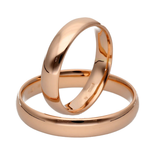 Klasikiniai vestuviniai žiedai 4mm pločio su komfortu