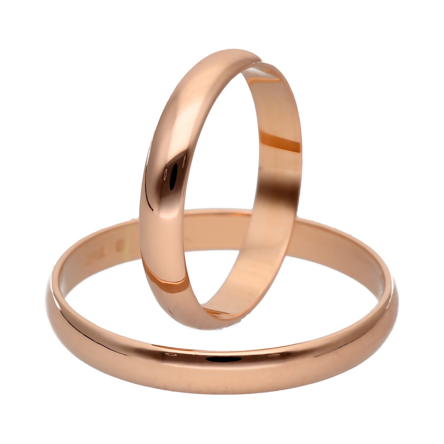 Klasikiniai vestuviniai žiedai 4mm pločio