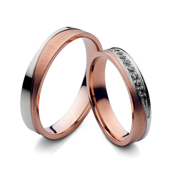 Modernūs vestuviniai žiedai