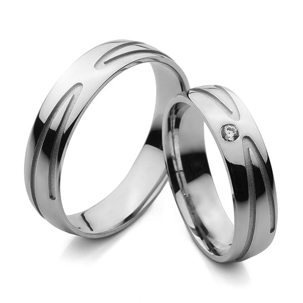 Vestuviniai žiedai su deimantais