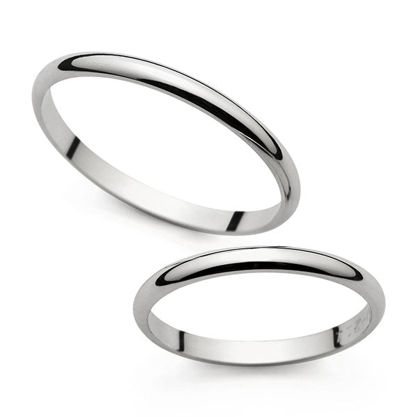 Klasikiniai vestuviniai žiedai 2mm pločio